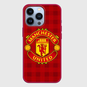 Чехол для iPhone 13 Pro с принтом Manchester united в Новосибирске,  |  | Тематика изображения на принте: manchester united | манчестер юнайтед | спорт | фк | футбол