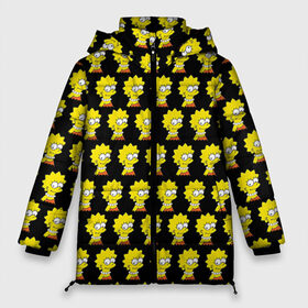 Женская зимняя куртка 3D с принтом Лиза Симпсон в Новосибирске, верх — 100% полиэстер; подкладка — 100% полиэстер; утеплитель — 100% полиэстер | длина ниже бедра, силуэт Оверсайз. Есть воротник-стойка, отстегивающийся капюшон и ветрозащитная планка. 

Боковые карманы с листочкой на кнопках и внутренний карман на молнии | simpsons | лиза | симпсоны