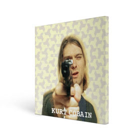 Холст квадратный с принтом Nirvana в Новосибирске, 100% ПВХ |  | Тематика изображения на принте: cobain | curt | nirvana | rock | кобейн | курт | рок