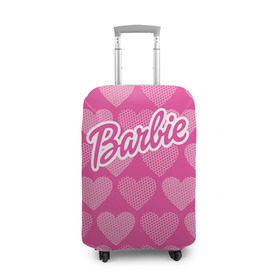 Чехол для чемодана 3D с принтом Barbie в Новосибирске, 86% полиэфир, 14% спандекс | двустороннее нанесение принта, прорези для ручек и колес | barbie | барби | кукла