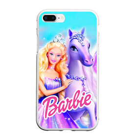 Чехол для iPhone 7Plus/8 Plus матовый с принтом Barbie в Новосибирске, Силикон | Область печати: задняя сторона чехла, без боковых панелей | barbie | барби | кукла
