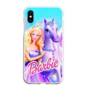Чехол для iPhone XS Max матовый с принтом Barbie в Новосибирске, Силикон | Область печати: задняя сторона чехла, без боковых панелей | barbie | барби | кукла