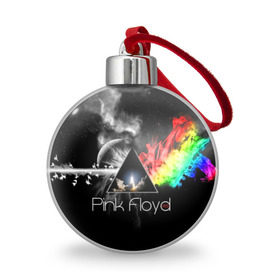 Ёлочный шар с принтом Pink Floyd в Новосибирске, Пластик | Диаметр: 77 мм | pink floyd | rock | рок