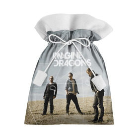 Подарочный 3D мешок с принтом Imagine Dragons в Новосибирске, 100% полиэстер | Размер: 29*39 см | Тематика изображения на принте: imagine dragons