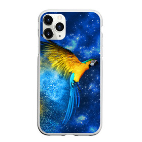 Чехол для iPhone 11 Pro матовый с принтом Попугаи в Новосибирске, Силикон |  | macaw | myparrots | parrot | ара | космос | попугаи | птицы