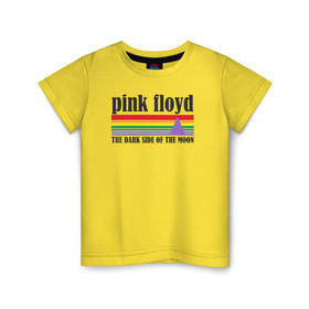 Детская футболка хлопок с принтом pink floyd в Новосибирске, 100% хлопок | круглый вырез горловины, полуприлегающий силуэт, длина до линии бедер | pink floyd