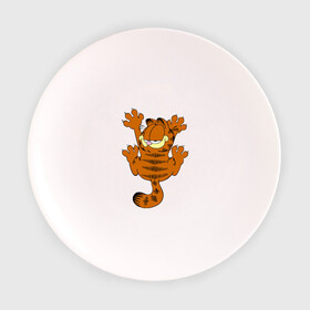 Тарелка с принтом гарфилд в Новосибирске, фарфор | диаметр - 210 мм
диаметр для нанесения принта - 120 мм | гарфилд garfield кот киса рыжий гарф лазанья