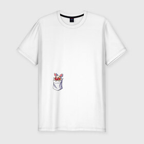Мужская футболка премиум с принтом FNAF - [Mangle] в Новосибирске, 92% хлопок, 8% лайкра | приталенный силуэт, круглый вырез ворота, длина до линии бедра, короткий рукав | Тематика изображения на принте: fnaf | fnaf 2 | mangle | фнаф