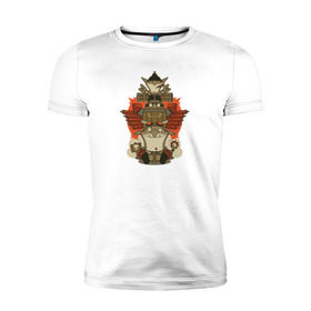 Мужская футболка премиум с принтом Techies Totem в Новосибирске, 92% хлопок, 8% лайкра | приталенный силуэт, круглый вырез ворота, длина до линии бедра, короткий рукав | bomb | dota2 | ti5 designtechies | totem