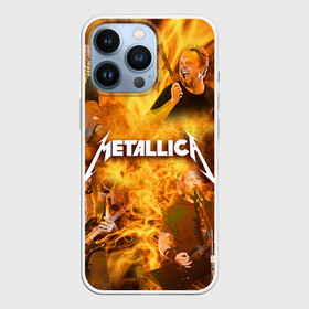 Чехол для iPhone 13 Pro с принтом METALLICA в Новосибирске,  |  | metallica | rock | металлика | метла | рок