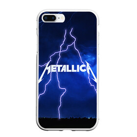 Чехол для iPhone 7Plus/8 Plus матовый с принтом METALLICA в Новосибирске, Силикон | Область печати: задняя сторона чехла, без боковых панелей | metallica | rock | металлика | рок