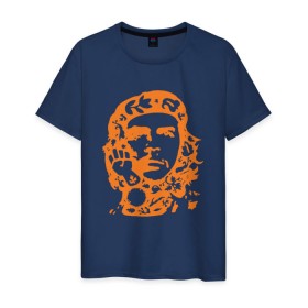 Мужская футболка хлопок с принтом Che Guevara в Новосибирске, 100% хлопок | прямой крой, круглый вырез горловины, длина до линии бедер, слегка спущенное плечо. | Тематика изображения на принте: che | che guevaracuba | guevara | гевара | куба | че | чегевара