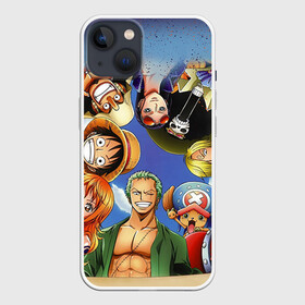Чехол для iPhone 13 с принтом взгляд сверху One Piece в Новосибирске,  |  | anime | one piece | аниме | ван пис