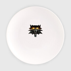 Тарелка с принтом Witcher 3 Wild Hunt в Новосибирске, фарфор | диаметр - 210 мм
диаметр для нанесения принта - 120 мм | witcher | ведьмак | медальон школы волка.игра