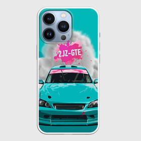 Чехол для iPhone 13 Pro с принтом 2 JZ GTE в Новосибирске,  |  | 2jz gte | altezza | drift | jdm | toyota | альтеза | гонка | ждм