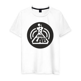 Мужская футболка хлопок с принтом The LAB в Новосибирске, 100% хлопок | прямой крой, круглый вырез горловины, длина до линии бедер, слегка спущенное плечо. | Тематика изображения на принте: the lab gta grand theft auto гта радио