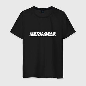 Мужская футболка хлопок с принтом Metal Gear Solid в Новосибирске, 100% хлопок | прямой крой, круглый вырез горловины, длина до линии бедер, слегка спущенное плечо. | foxhound | liquid | liquid snake | metal gear | metal gear solid | phantom pain | raiden | solid snake | solidus snake | биг босс | ликвид | метал гир | метал гир солид | нейкед снейк | райден | солид снейк | солидус | фантом пейн
