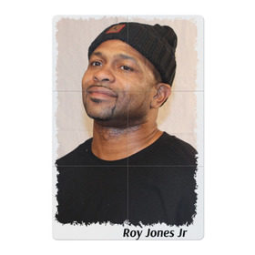 Магнитный плакат 2Х3 с принтом Рой Джонс младший в Новосибирске, Полимерный материал с магнитным слоем | 6 деталей размером 9*9 см | roy jones jr | бокс | рой джонс младший | чемпион