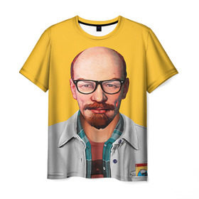 Мужская футболка 3D с принтом Ленин хипстер в Новосибирске, 100% полиэфир | прямой крой, круглый вырез горловины, длина до линии бедер | lenin | ильич | ленин | ретро | ссср | товарищ | хипстер