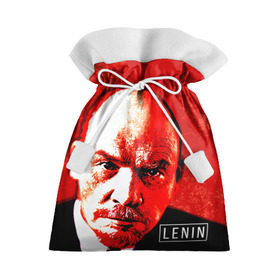 Подарочный 3D мешок с принтом Ленин в Новосибирске, 100% полиэстер | Размер: 29*39 см | Тематика изображения на принте: lenin | ильич | ленин | ретро | ссср | товарищ