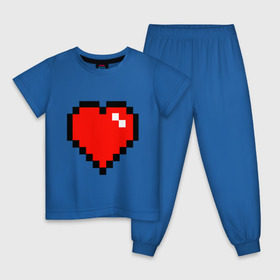 Детская пижама хлопок с принтом Minecraft сердце в Новосибирске, 100% хлопок |  брюки и футболка прямого кроя, без карманов, на брюках мягкая резинка на поясе и по низу штанин
 | minecraft | minecraft сердцесердце | игра | майнкрафт.