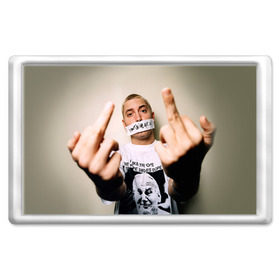 Магнит 45*70 с принтом Eminem в Новосибирске, Пластик | Размер: 78*52 мм; Размер печати: 70*45 | eminem | music | rap | музыка | реп | эминем