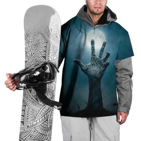 Накидка на куртку 3D с принтом Рука в Новосибирске, 100% полиэстер |  | Тематика изображения на принте: зомби
