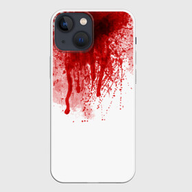 Чехол для iPhone 13 mini с принтом Кровь в Новосибирске,  |  | halloween | без головы | кровь | праздник | тыква | хэллоуин