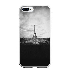 Чехол для iPhone 7Plus/8 Plus матовый с принтом Париж в Новосибирске, Силикон | Область печати: задняя сторона чехла, без боковых панелей | 
