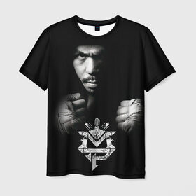 Мужская футболка 3D с принтом Менни Пакьяо в Новосибирске, 100% полиэфир | прямой крой, круглый вырез горловины, длина до линии бедер | boxing | manny | pacquiao | бокс | боксер | знаменитость | мэнни | мэнни пакьяо | спорт