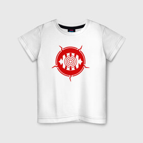 Детская футболка хлопок с принтом World Trigger в Новосибирске, 100% хлопок | круглый вырез горловины, полуприлегающий силуэт, длина до линии бедер | world | импульс | символ из аниме 