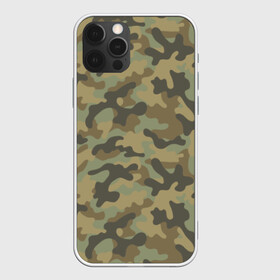 Чехол для iPhone 12 Pro с принтом Хаки в Новосибирске, силикон | область печати: задняя сторона чехла, без боковых панелей | army | military | армейские | армия | камуфляж | комуфляж