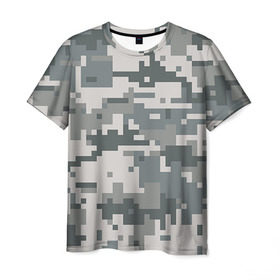 Мужская футболка 3D с принтом Камуфляж в Новосибирске, 100% полиэфир | прямой крой, круглый вырез горловины, длина до линии бедер | army | military | армейские | армия | камуфляж | комуфляж