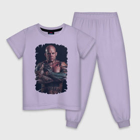Детская пижама хлопок с принтом Jeff Monson (MMA) в Новосибирске, 100% хлопок |  брюки и футболка прямого кроя, без карманов, на брюках мягкая резинка на поясе и по низу штанин
 | ufc