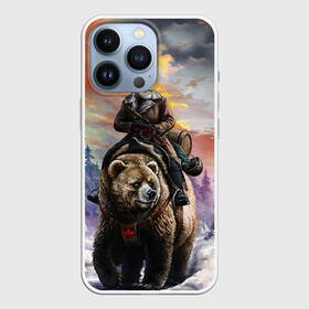 Чехол для iPhone 13 Pro с принтом Медведь в Новосибирске,  |  | лес | медведь | мишка | патриот | россия | я русский