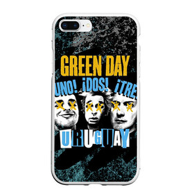 Чехол для iPhone 7Plus/8 Plus матовый с принтом Green Day в Новосибирске, Силикон | Область печати: задняя сторона чехла, без боковых панелей | green day | rock | грин дей | рок