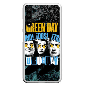 Чехол для Honor 20 с принтом Green Day в Новосибирске, Силикон | Область печати: задняя сторона чехла, без боковых панелей | green day | rock | грин дей | рок