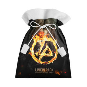 Подарочный 3D мешок с принтом Linkin Park в Новосибирске, 100% полиэстер | Размер: 29*39 см | linkin park | rock | линкин парк | рок