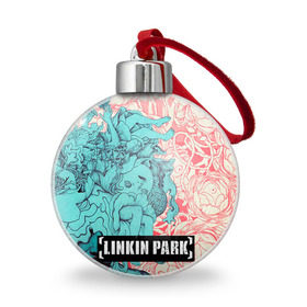Ёлочный шар с принтом Linkin Park в Новосибирске, Пластик | Диаметр: 77 мм | linkin park | rock | линкин парк | рок