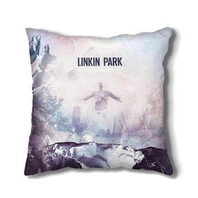 Подушка 3D с принтом Linkin Park в Новосибирске, наволочка – 100% полиэстер, наполнитель – холлофайбер (легкий наполнитель, не вызывает аллергию). | состоит из подушки и наволочки. Наволочка на молнии, легко снимается для стирки | linkin park | rock | линкин парк | рок