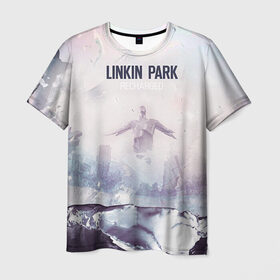 Мужская футболка 3D с принтом Linkin Park в Новосибирске, 100% полиэфир | прямой крой, круглый вырез горловины, длина до линии бедер | linkin park | rock | линкин парк | рок