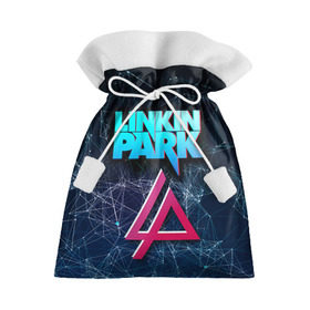 Подарочный 3D мешок с принтом Linkin Park в Новосибирске, 100% полиэстер | Размер: 29*39 см | linkin park | rock | линкин парк | рок