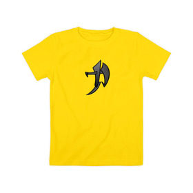 Детская футболка хлопок с принтом Иероглиф Сила в Новосибирске, 100% хлопок | круглый вырез горловины, полуприлегающий силуэт, длина до линии бедер | Тематика изображения на принте: japan | power | восток | сила | тату | япония | японский иероглиф 
