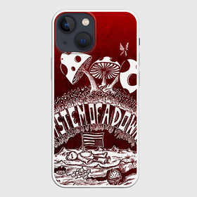 Чехол для iPhone 13 mini с принтом System of a Down в Новосибирске,  |  | hard rock | metal | rock | serj | system of a down | tankian | метал | рок | систем | танкян | хардрок