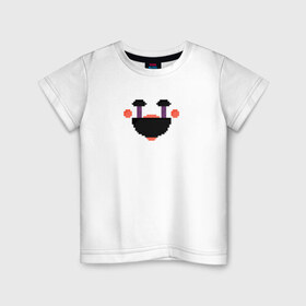 Детская футболка хлопок с принтом Five nights at Freddy`s Puppet в Новосибирске, 100% хлопок | круглый вырез горловины, полуприлегающий силуэт, длина до линии бедер | фнаф