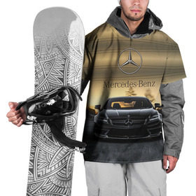Накидка на куртку 3D с принтом Mercedes в Новосибирске, 100% полиэстер |  | Тематика изображения на принте: amg | benz | mercedes | бенс | бенц | мерседес