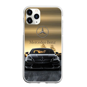 Чехол для iPhone 11 Pro матовый с принтом Mercedes в Новосибирске, Силикон |  | amg | benz | mercedes | бенс | бенц | мерседес