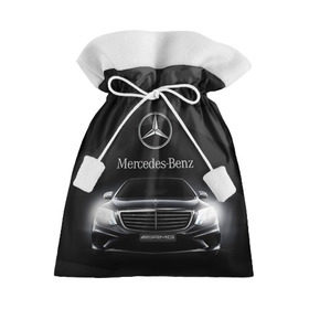 Подарочный 3D мешок с принтом Mercedes в Новосибирске, 100% полиэстер | Размер: 29*39 см | Тематика изображения на принте: amg | benz | mercedes | бенс | бенц | мерседес