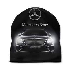 Шапка 3D с принтом Mercedes в Новосибирске, 100% полиэстер | универсальный размер, печать по всей поверхности изделия | amg | benz | mercedes | бенс | бенц | мерседес