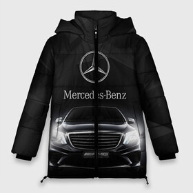 Женская зимняя куртка 3D с принтом Mercedes в Новосибирске, верх — 100% полиэстер; подкладка — 100% полиэстер; утеплитель — 100% полиэстер | длина ниже бедра, силуэт Оверсайз. Есть воротник-стойка, отстегивающийся капюшон и ветрозащитная планка. 

Боковые карманы с листочкой на кнопках и внутренний карман на молнии | amg | benz | mercedes | бенс | бенц | мерседес